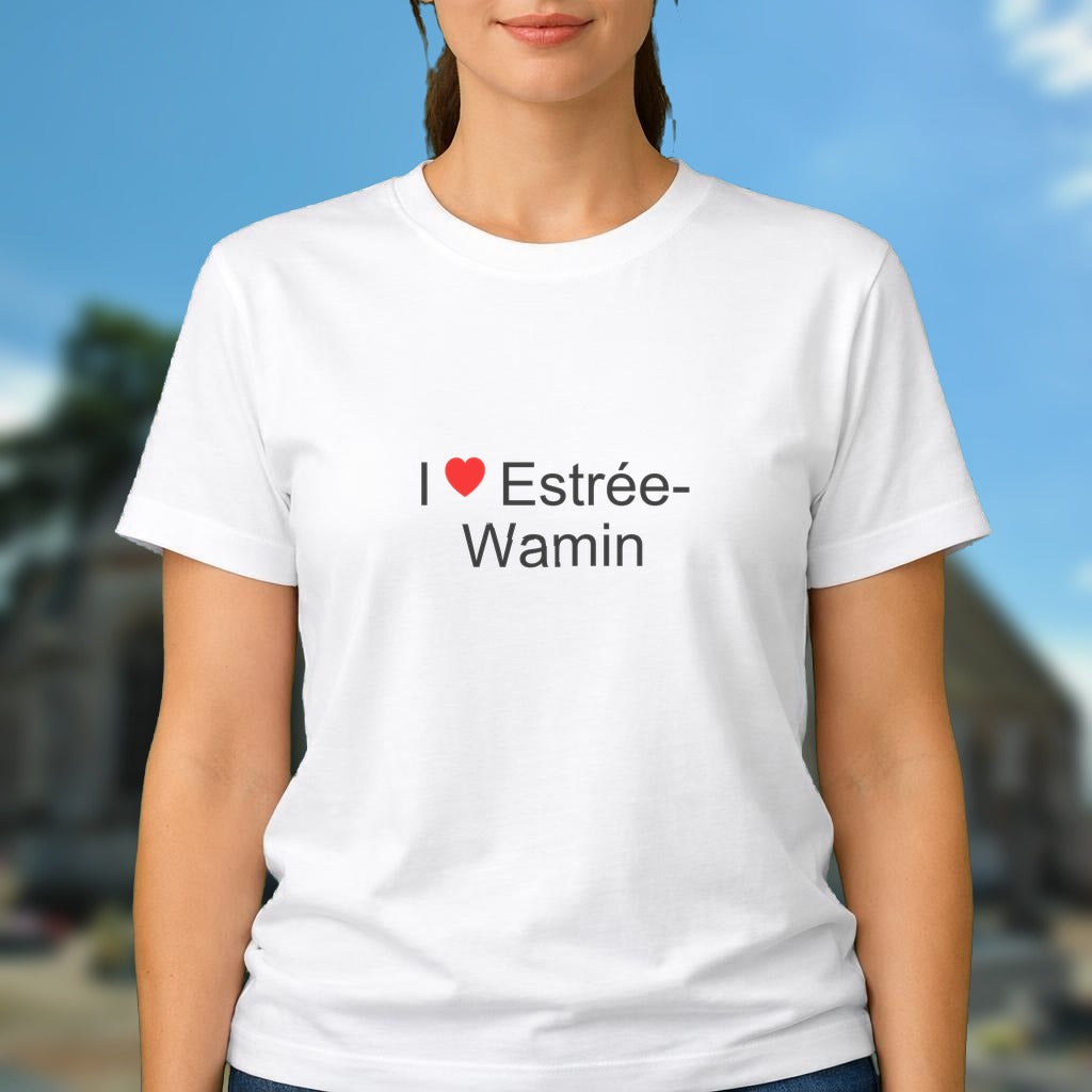 T-shirt I love estrée-wamin
