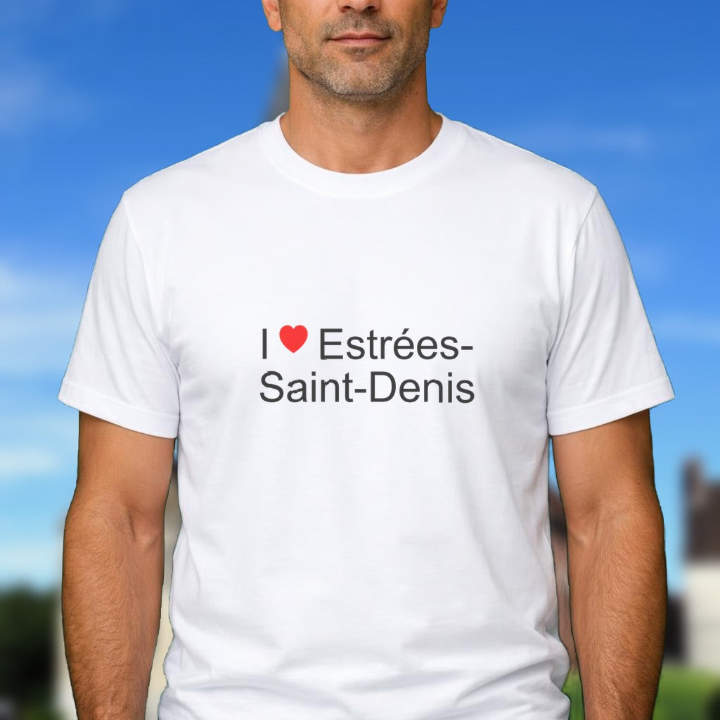 T-shirt I love estrées-saint-denis