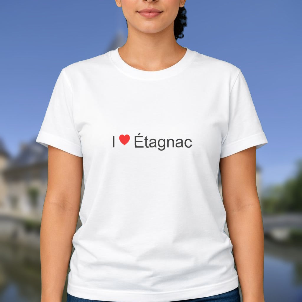 T-shirt I love étagnac