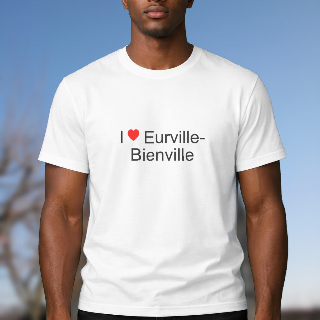 T-shirt I love eurville-bienville