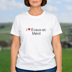 T-shirt I love évaux-et-ménil