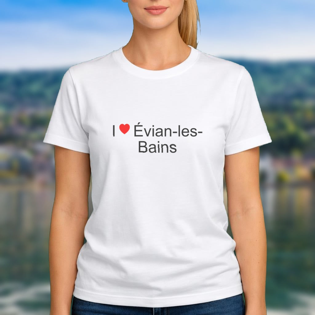 T-shirt I love évian-les-bains