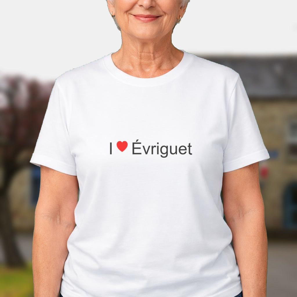T-shirt I love évriguet