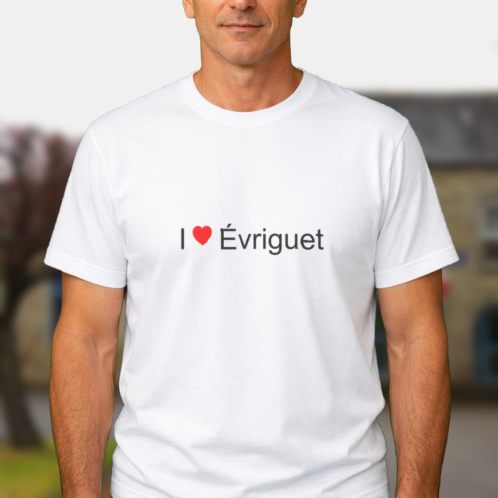 T-shirt I love évriguet
