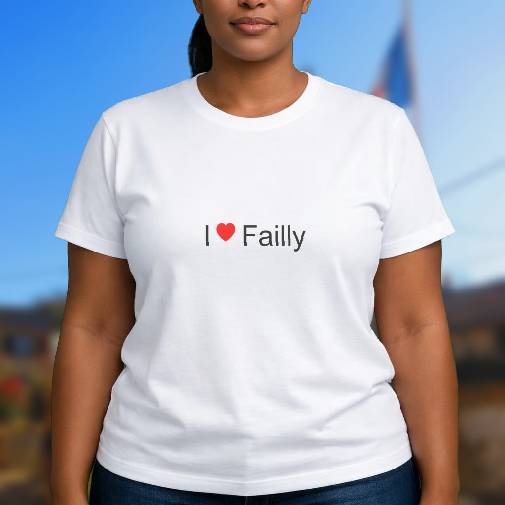 T-shirt I love failly