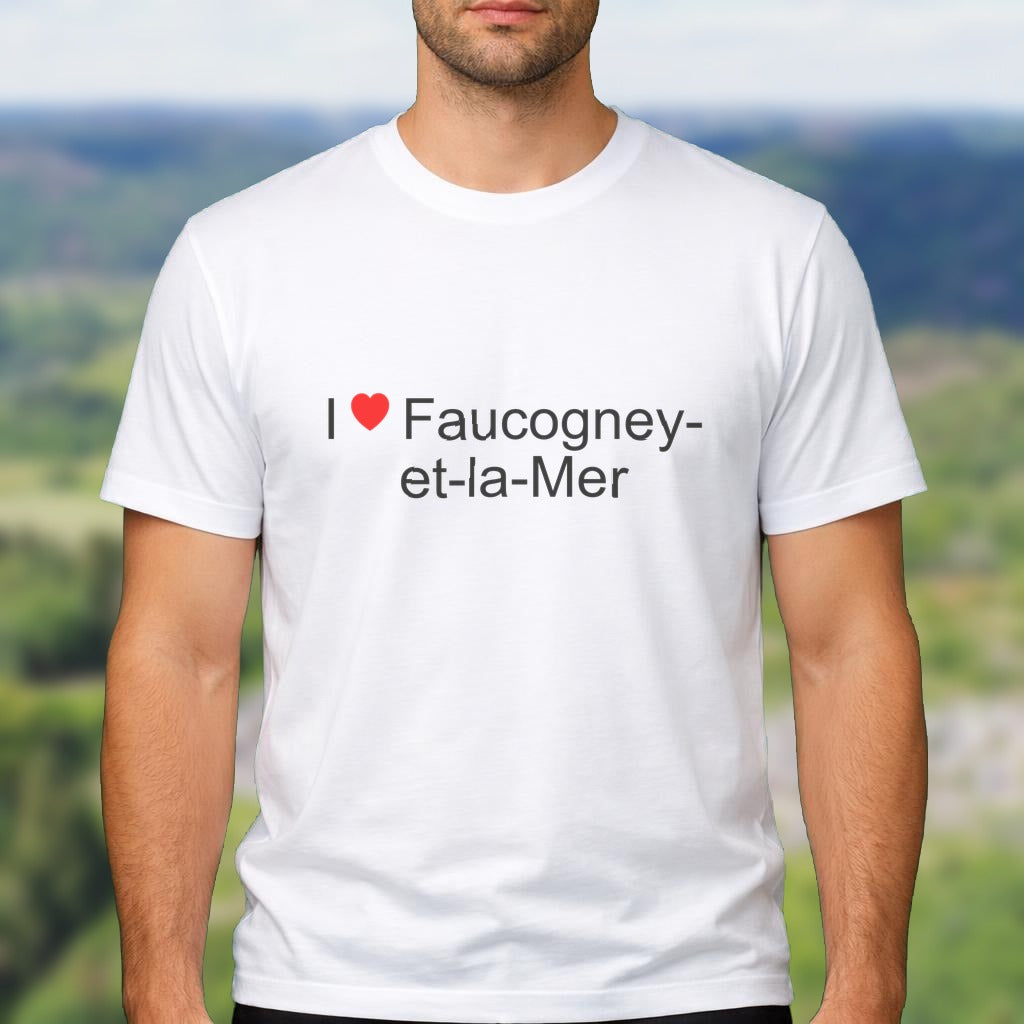 T-shirt I love faucogney-et-la-mer
