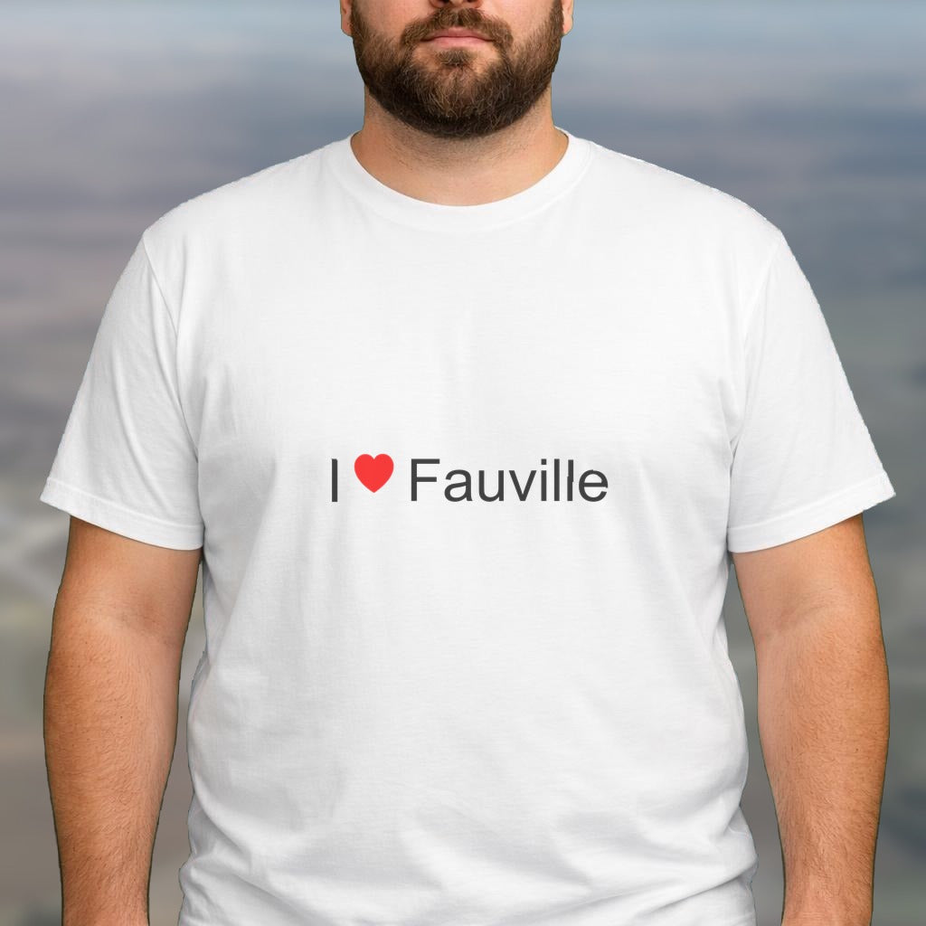 T-shirt I love fauville
