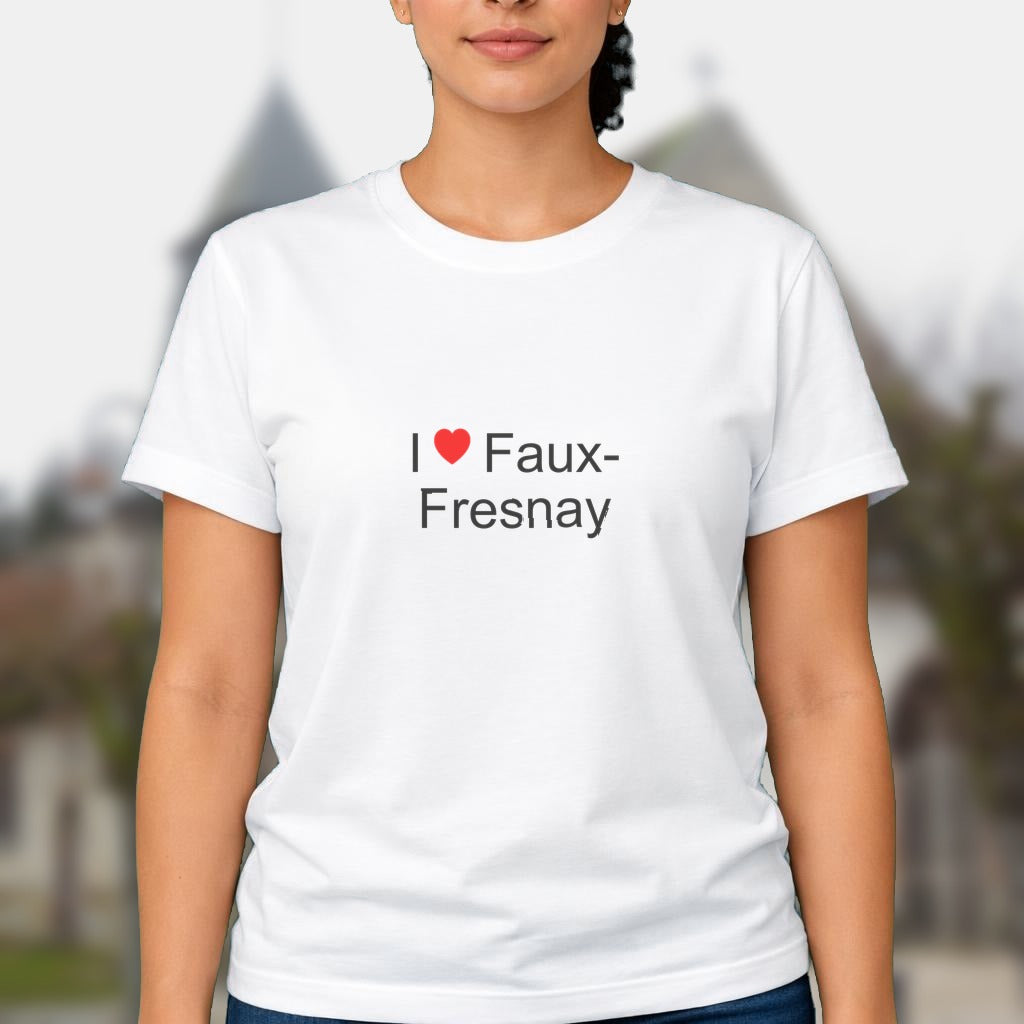 T-shirt I love faux-fresnay
