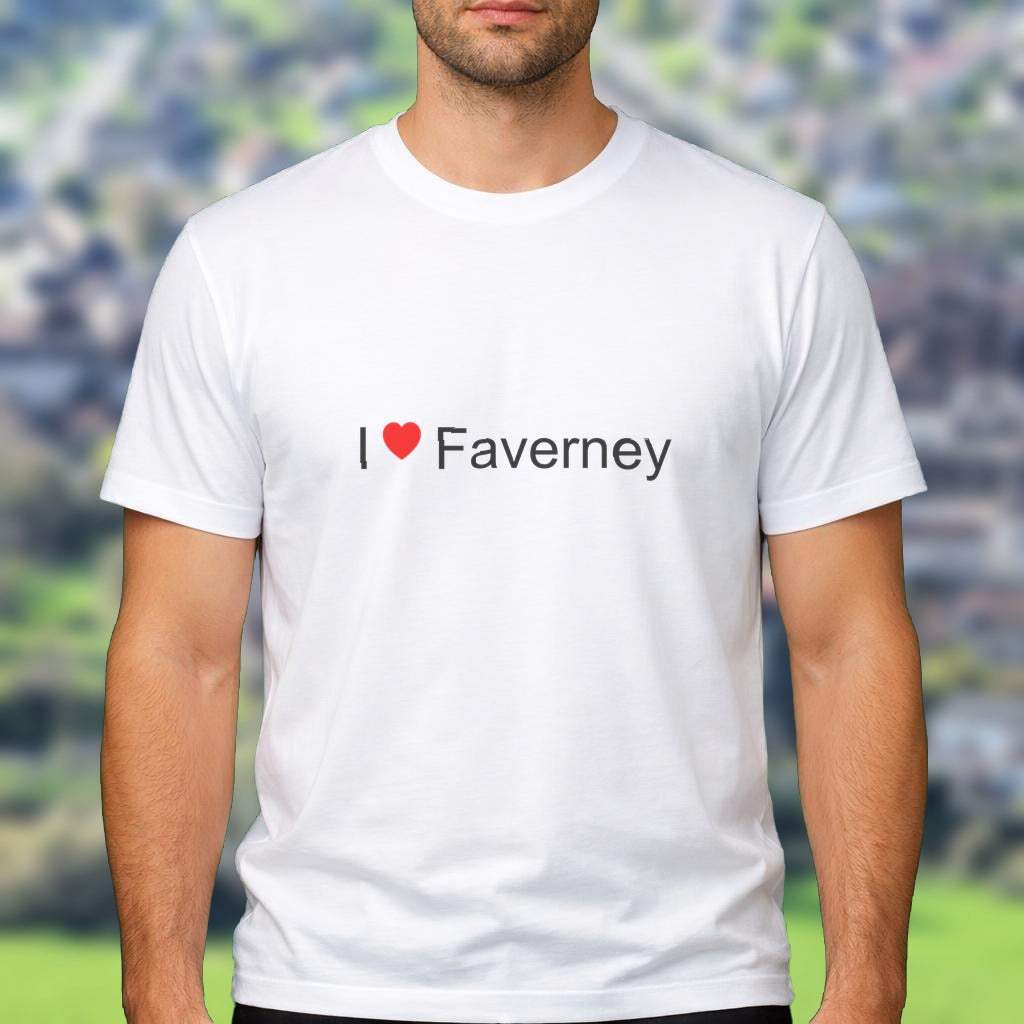 T-shirt I love faverney