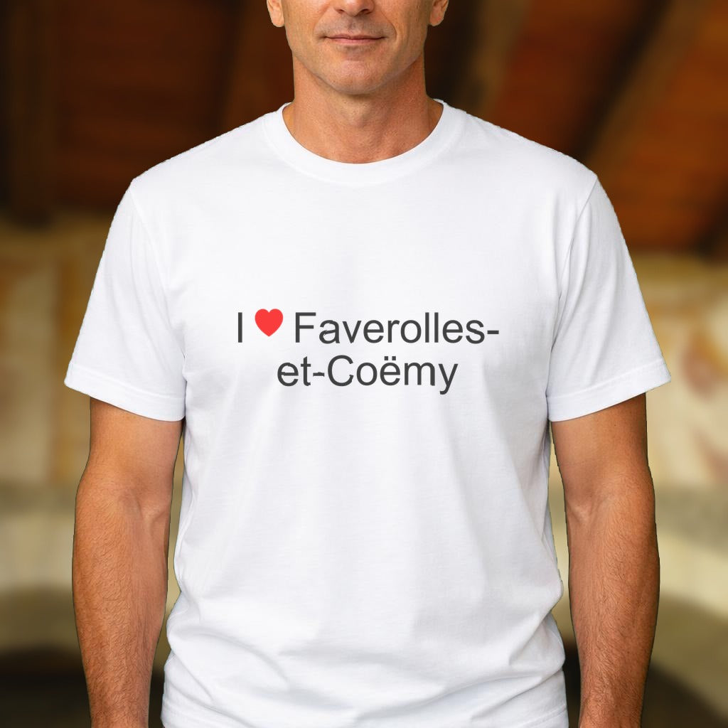 T-shirt I love faverolles-et-coëmy