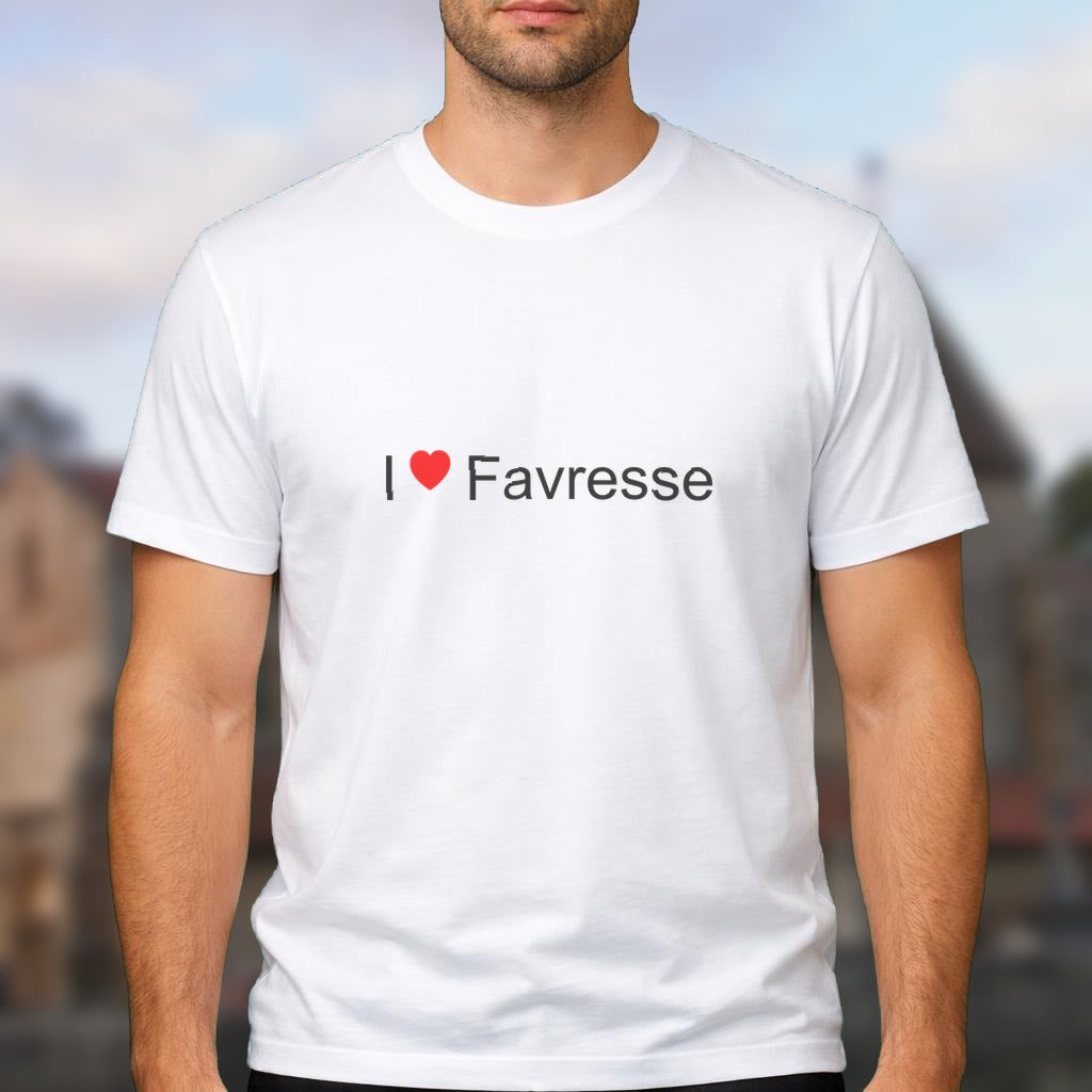 T-shirt I love favresse