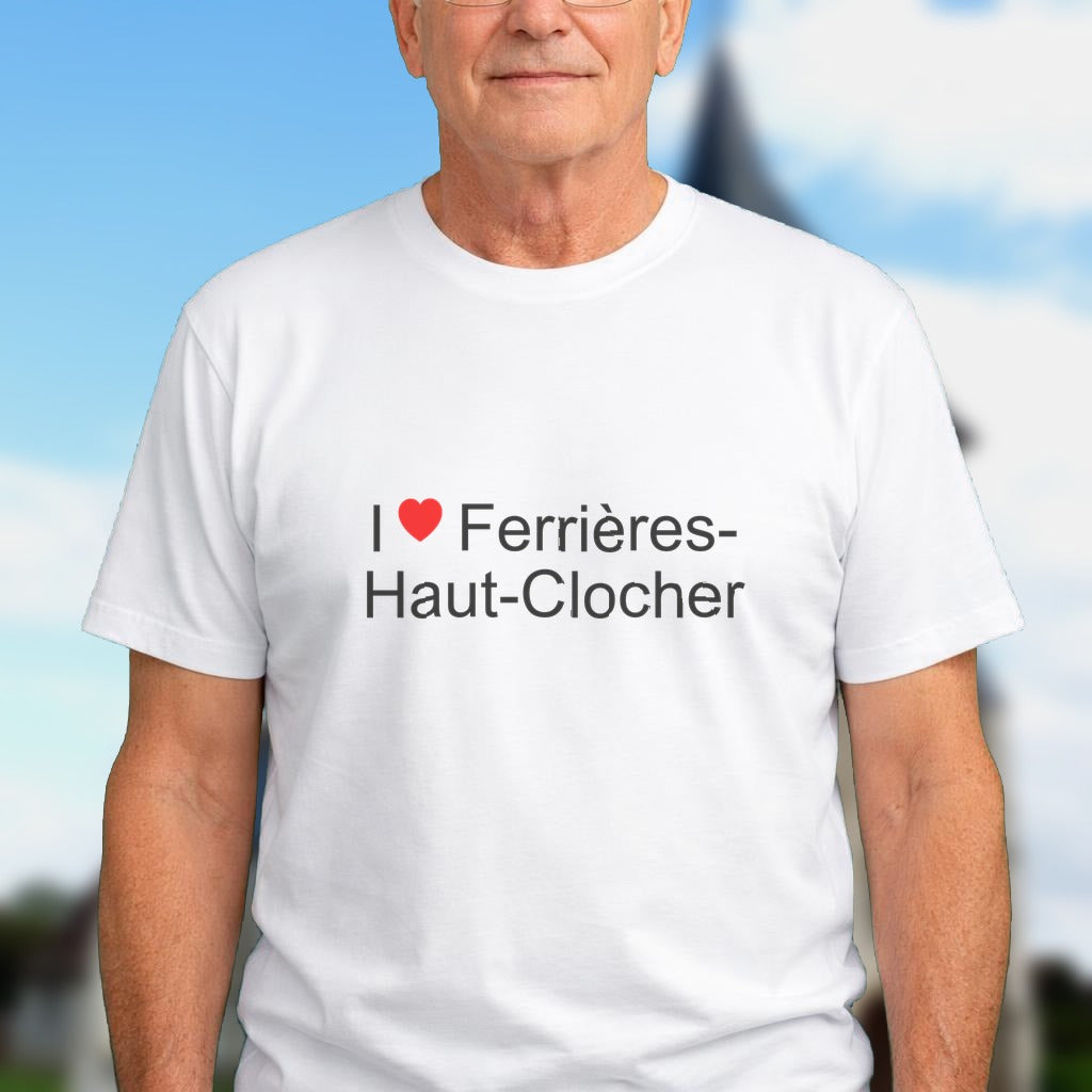 T-shirt I love ferrières-haut-clocher