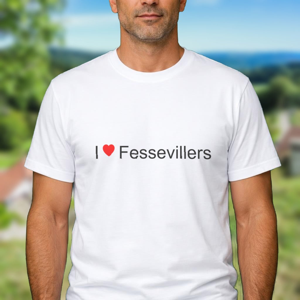T-shirt I love fessevillers