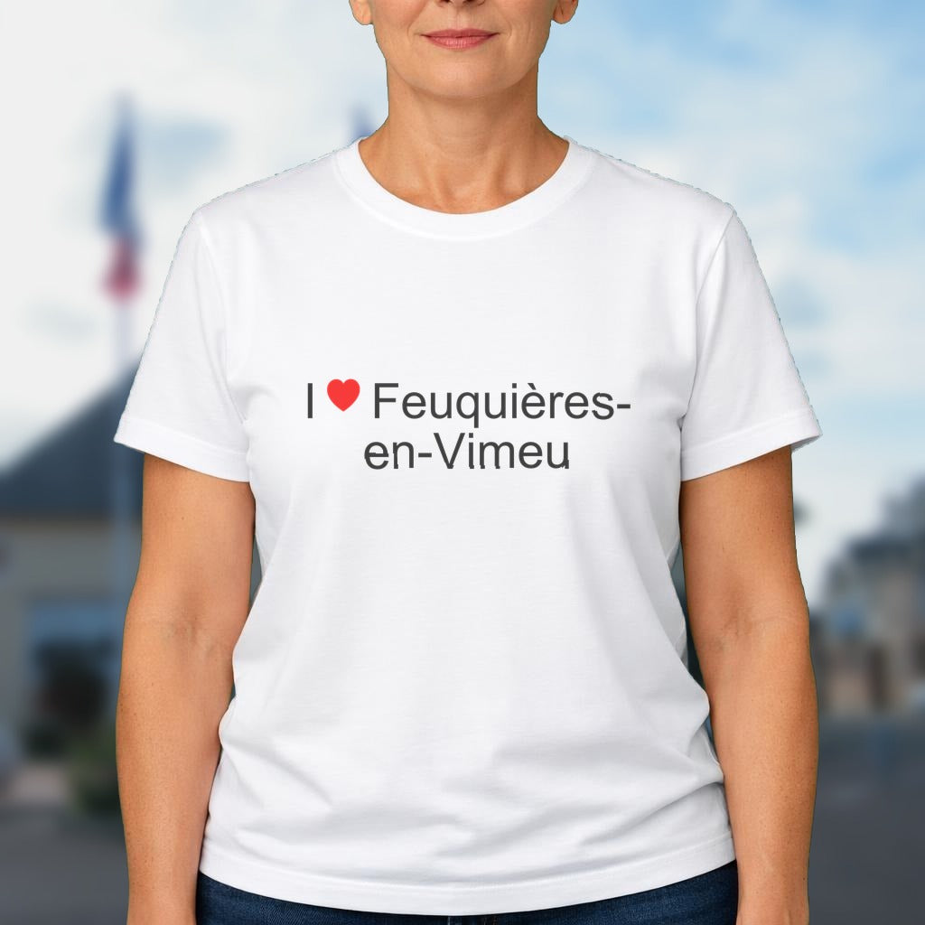 T-shirt I love feuquières-en-vimeu