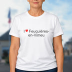 T-shirt I love feuquières-en-vimeu