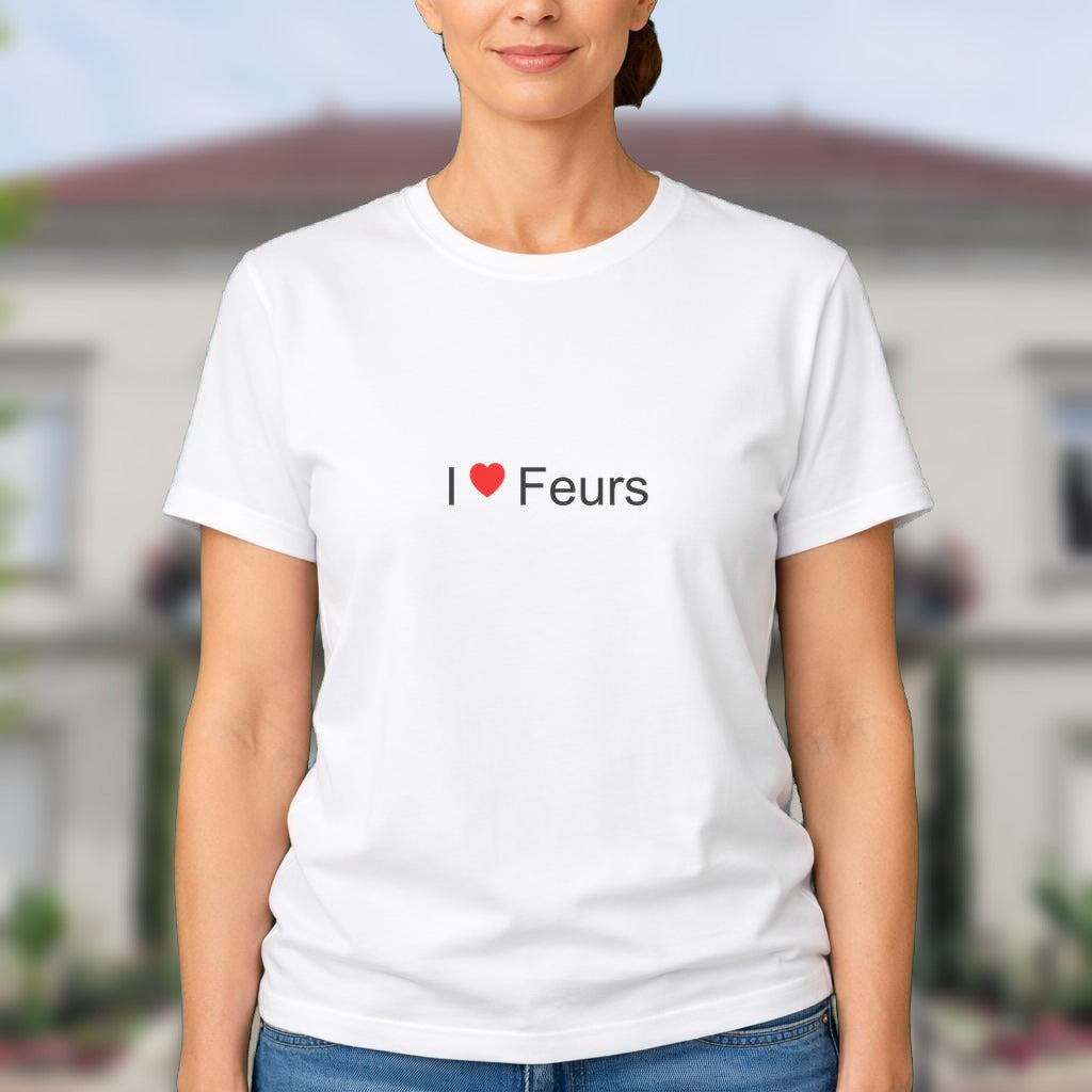 T-shirt I love feurs