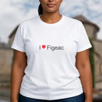 T-shirt I love figeac
