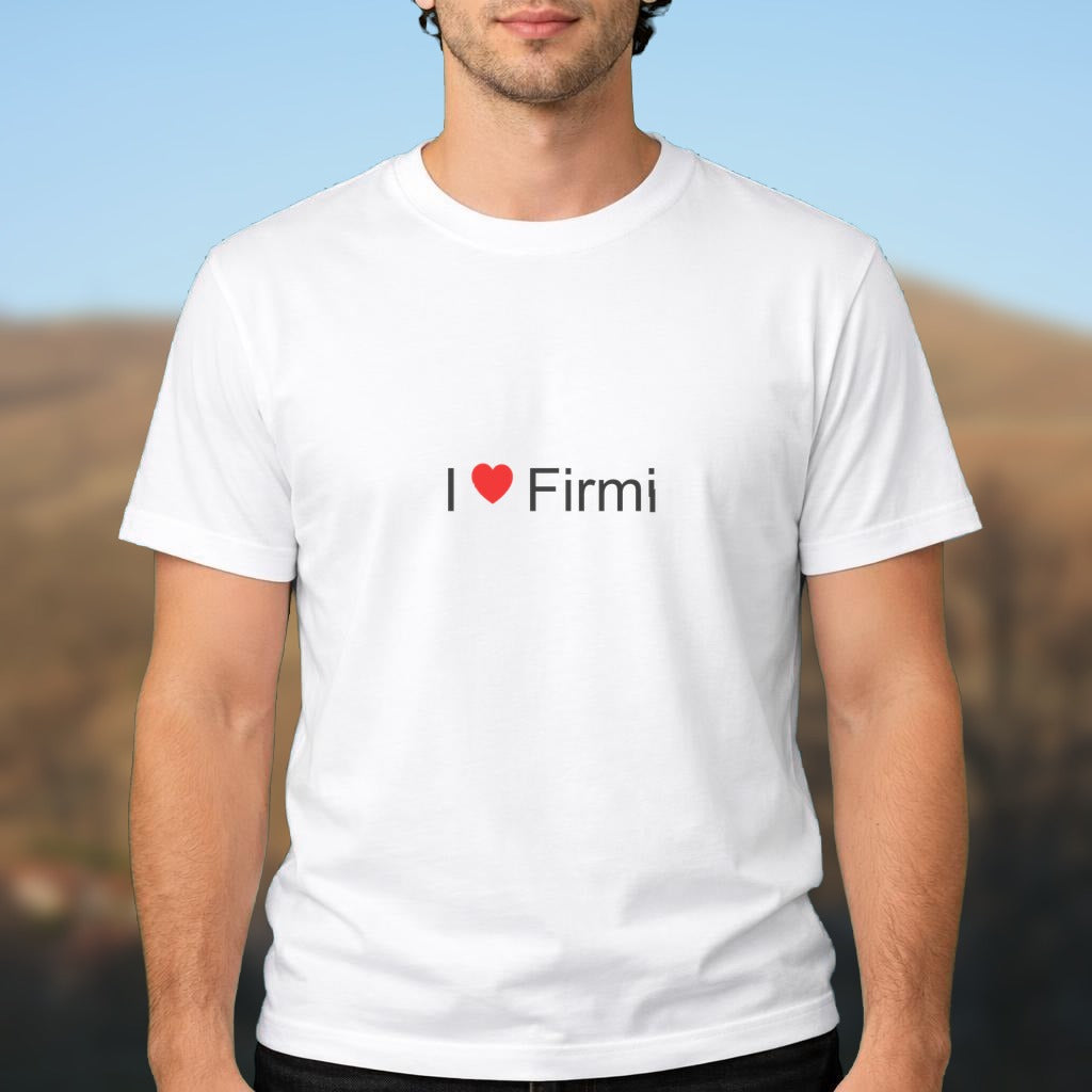 T-shirt I love firmi