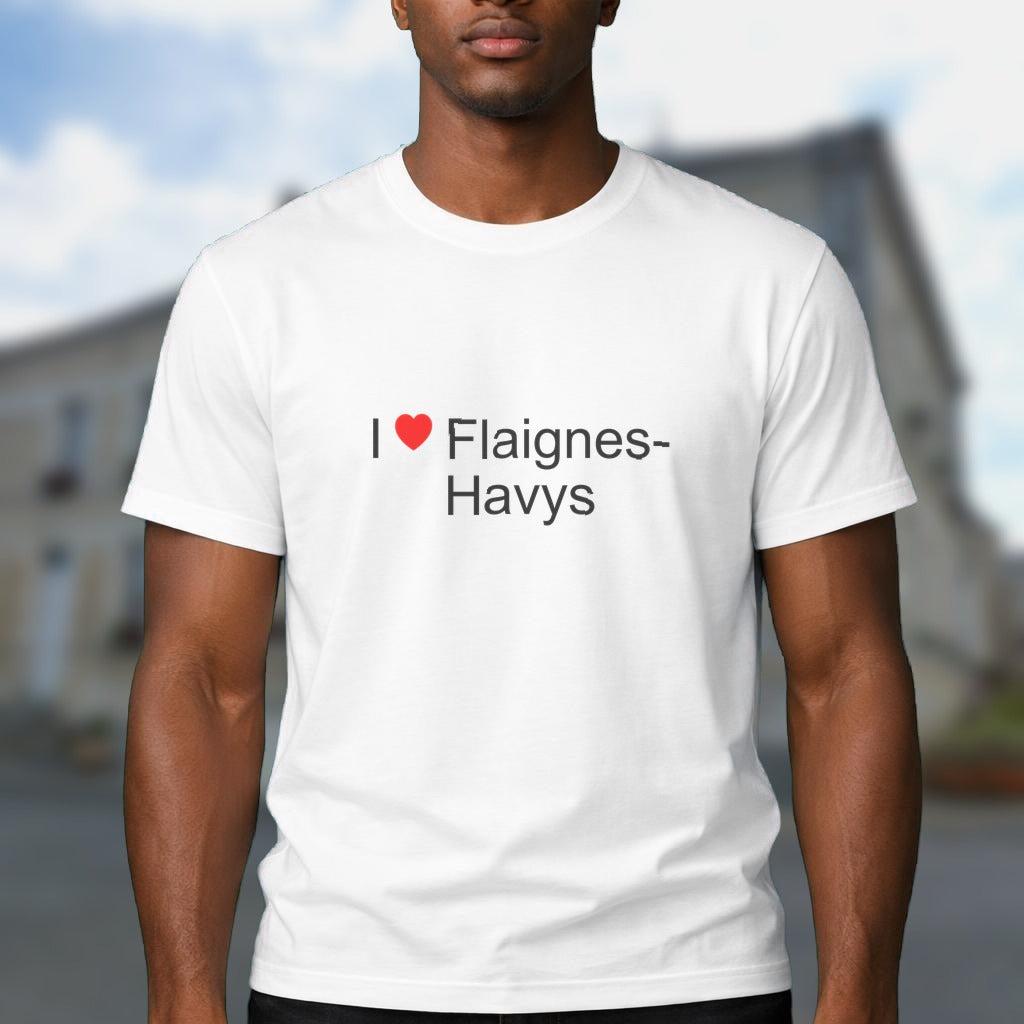 T-shirt I love flaignes-havys
