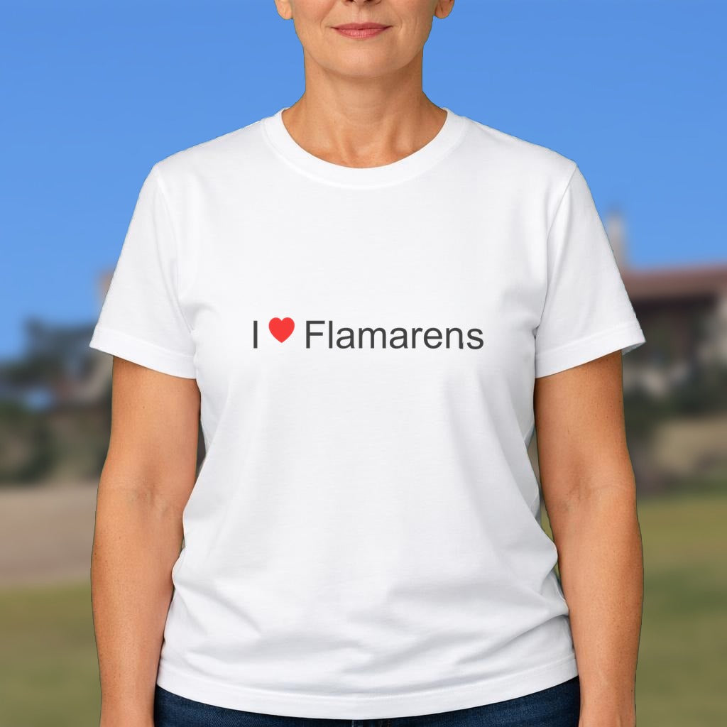 T-shirt I love flamarens