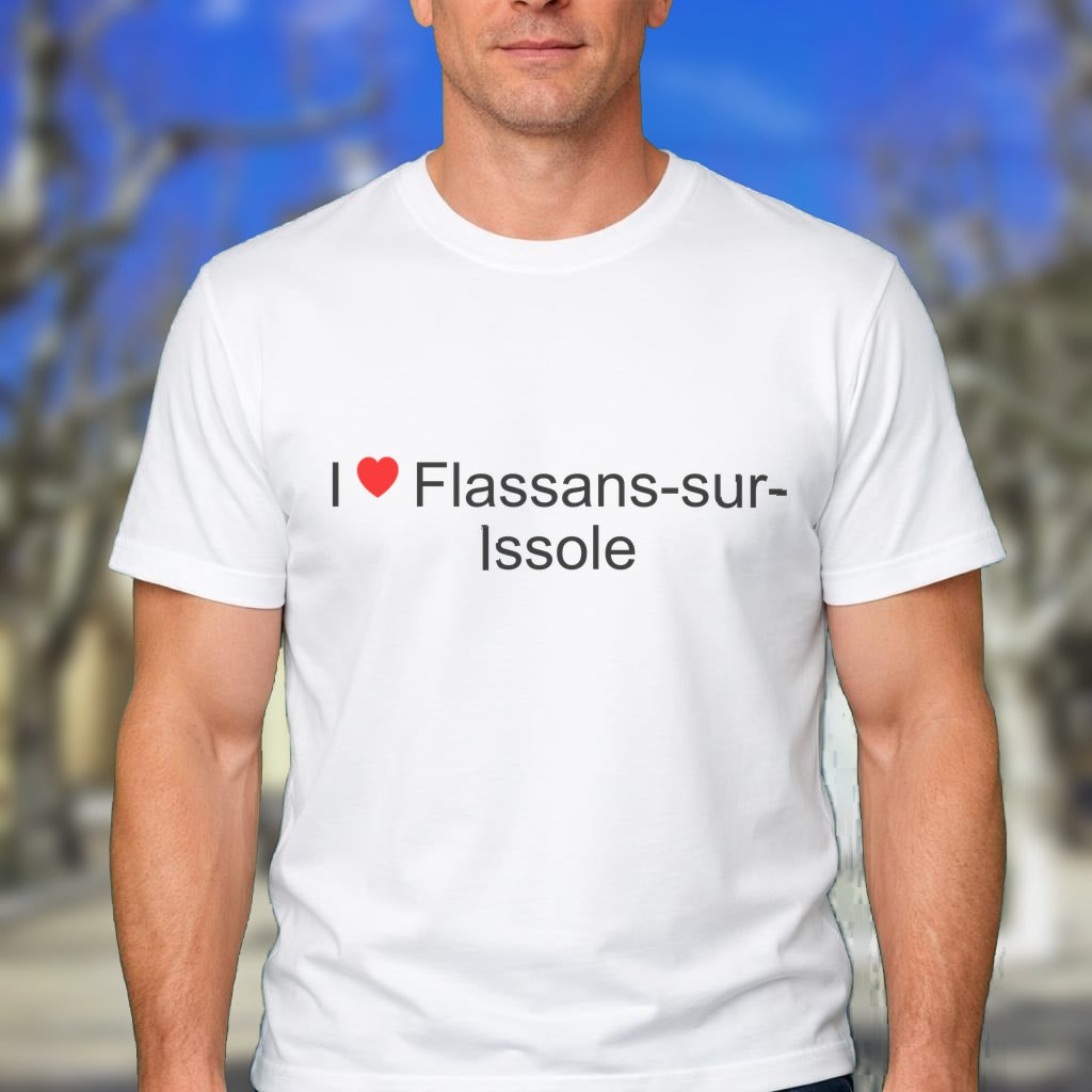 T-shirt I love flassans-sur-issole