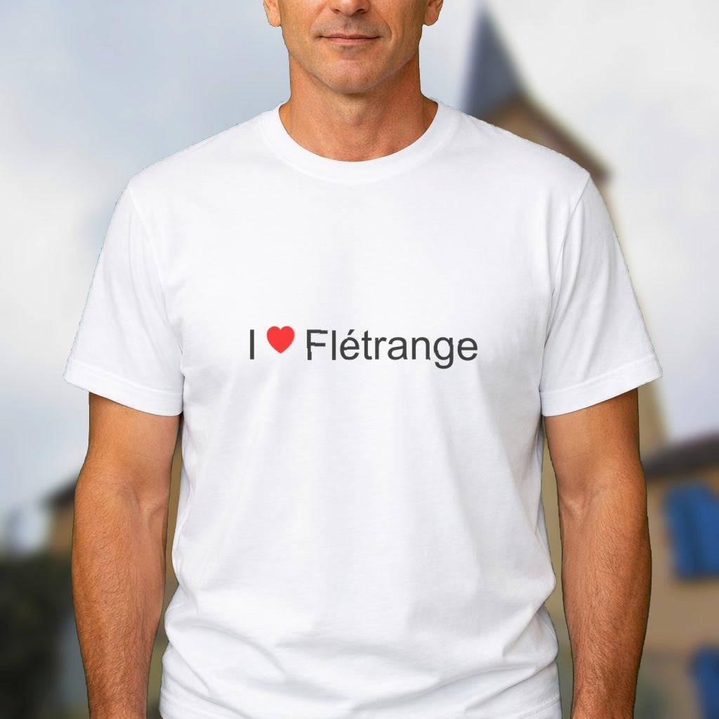 T-shirt I love flétrange