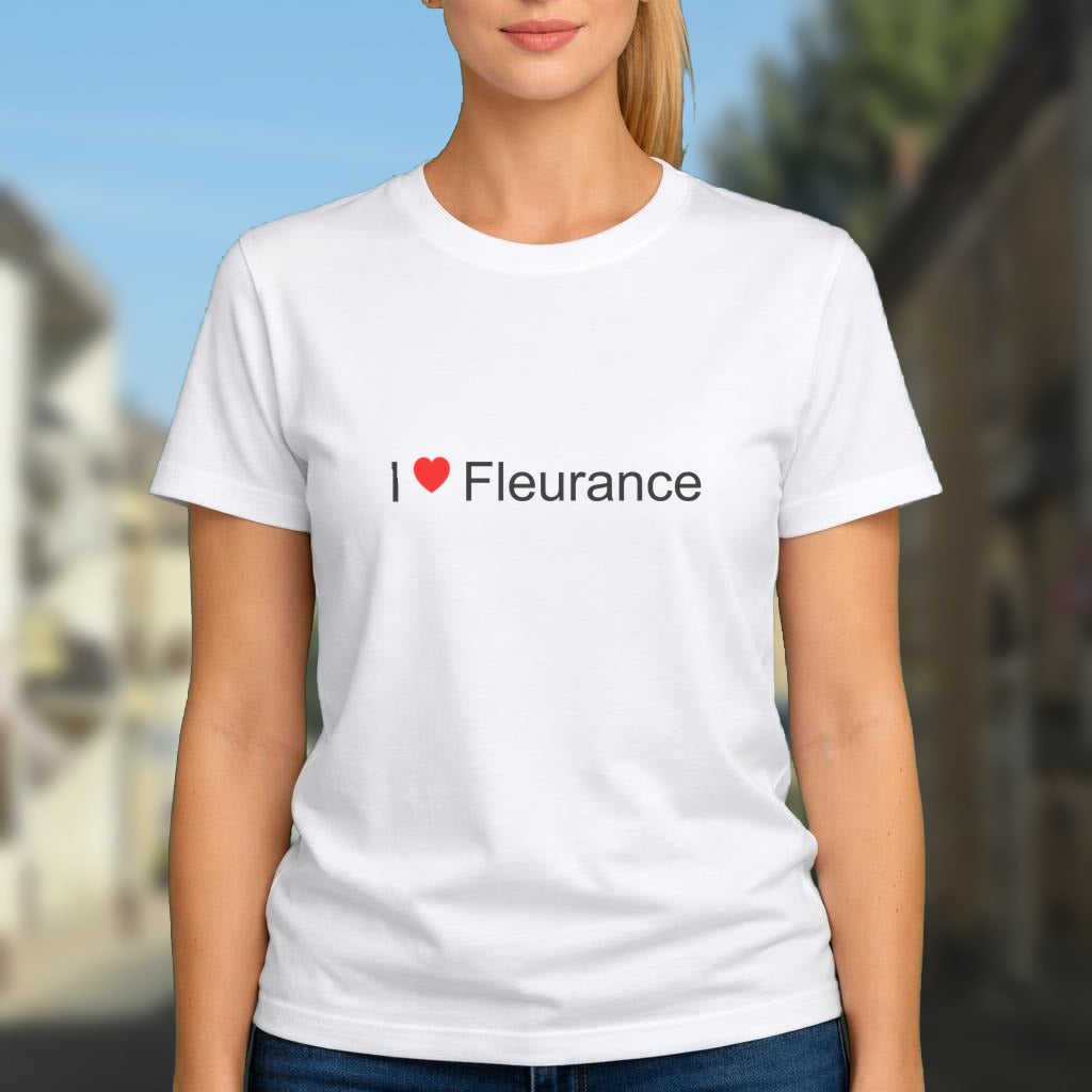 T-shirt I love fleurance