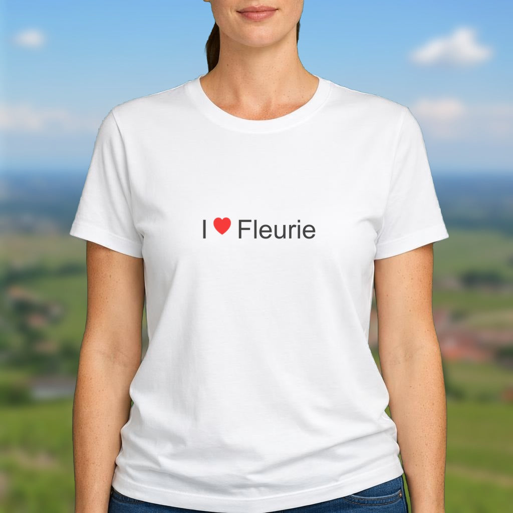 T-shirt I love fleurie