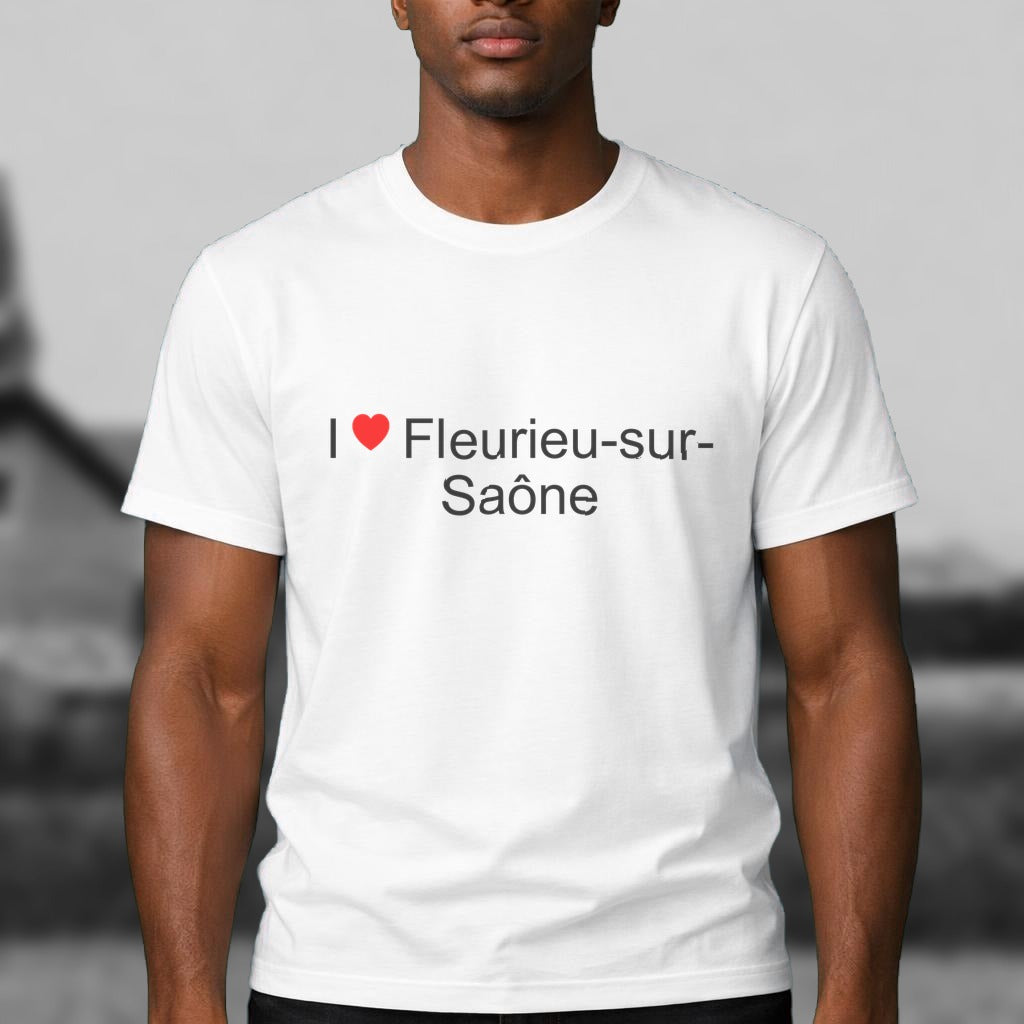 T-shirt I love fleurieu-sur-saône