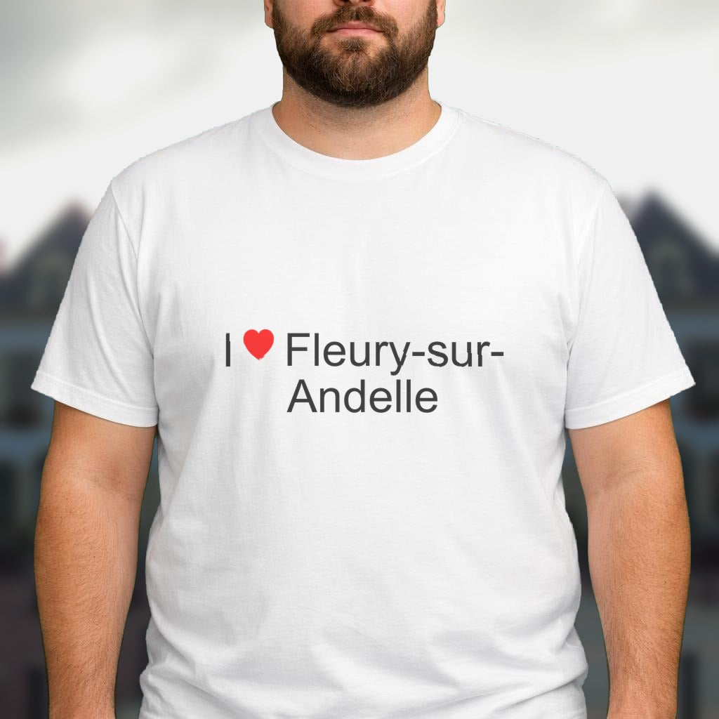 T-shirt I love fleury-sur-andelle