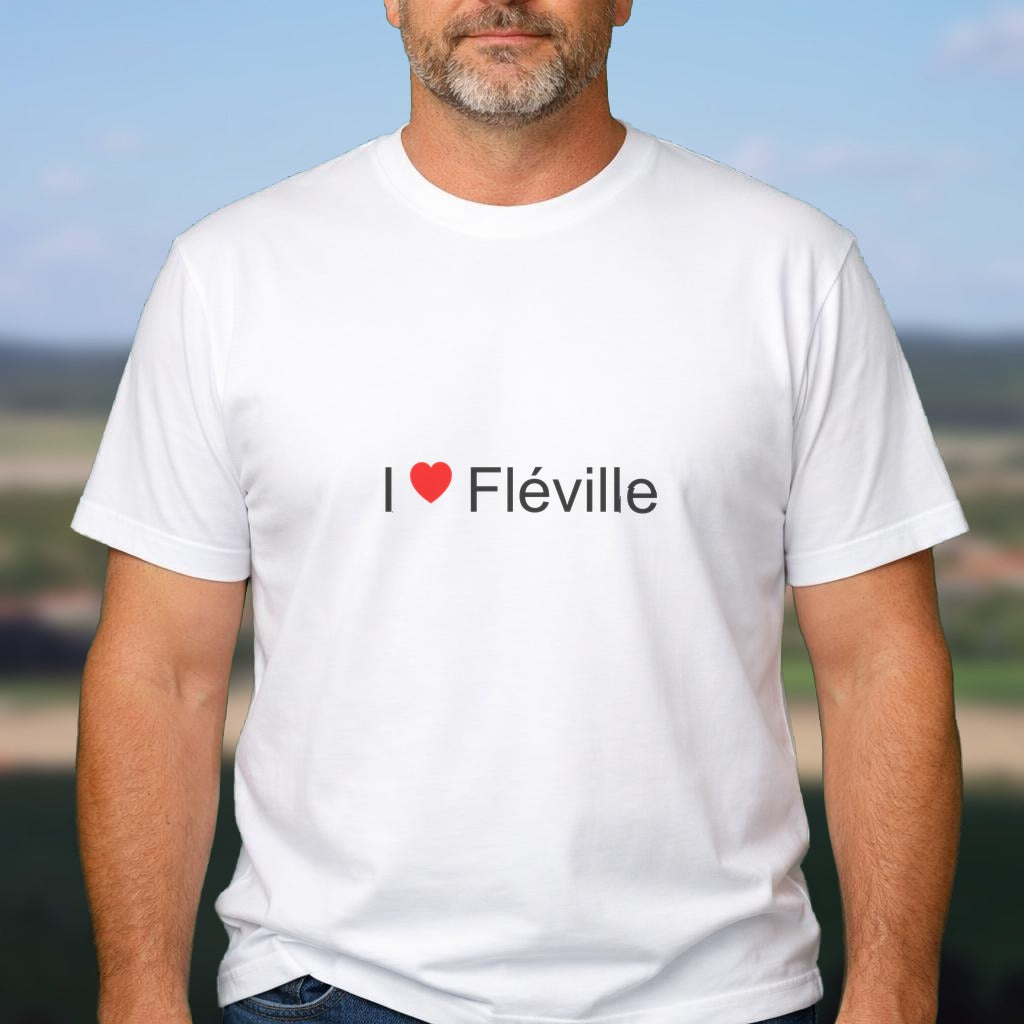 T-shirt I love fléville