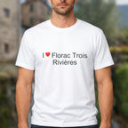 T-shirt I love florac trois rivières