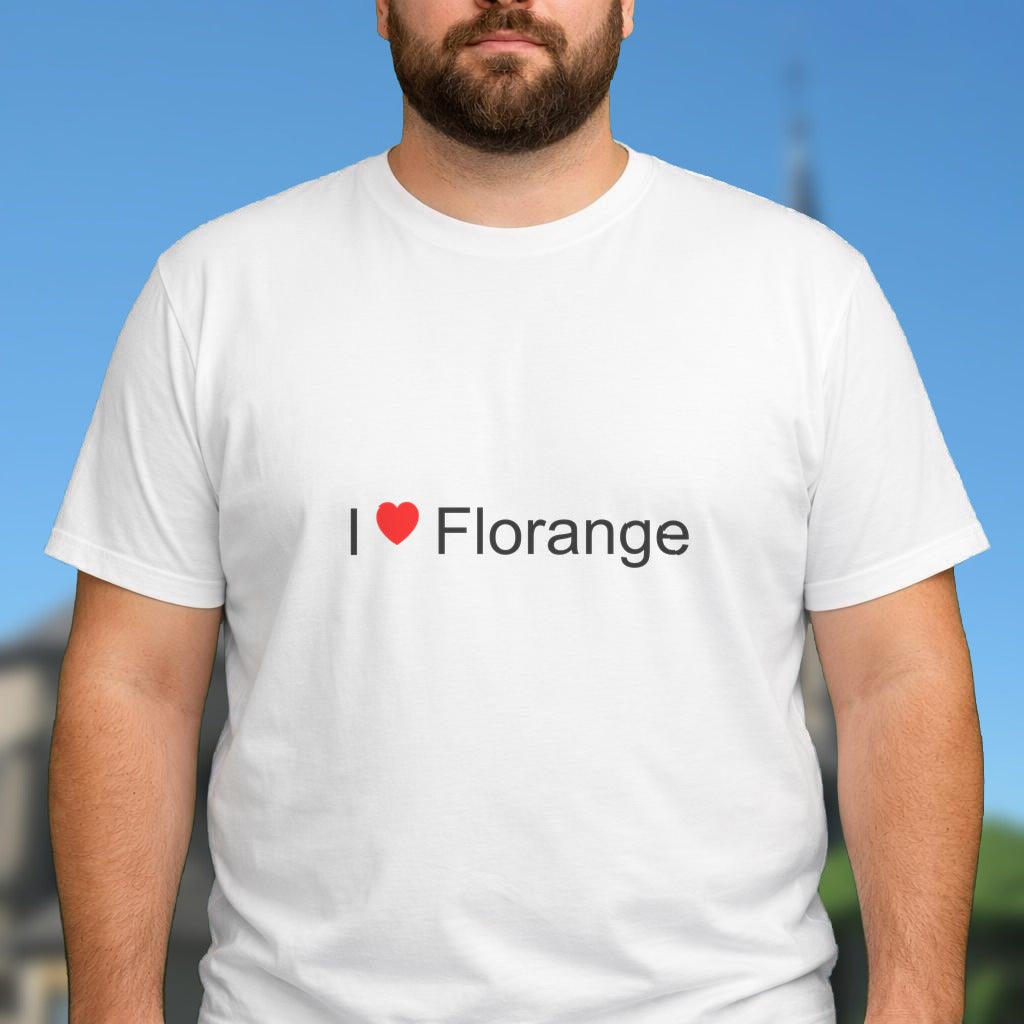 T-shirt I love florange