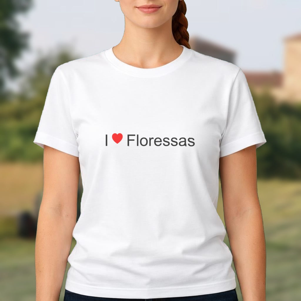 T-shirt I love floressas