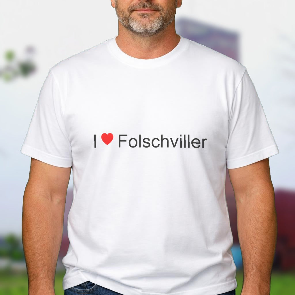 T-shirt I love folschviller