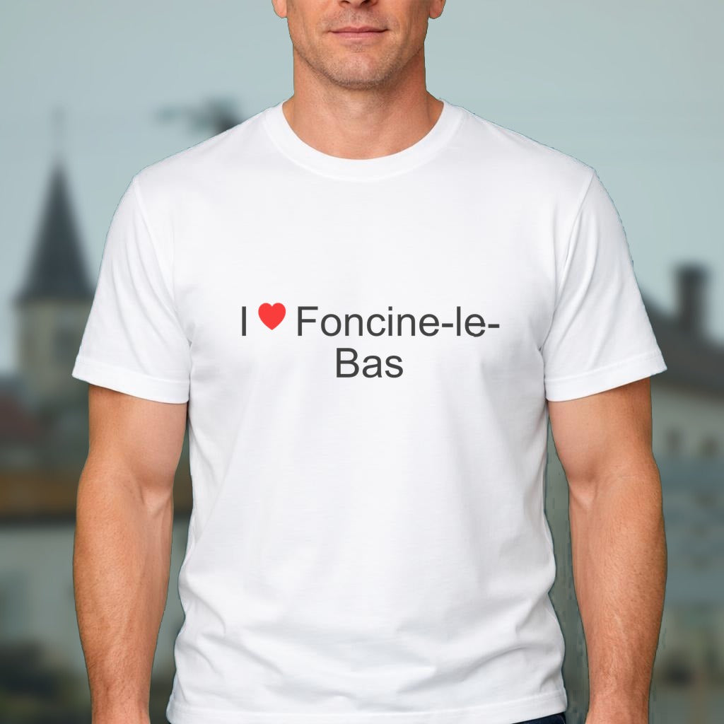 T-shirt I love foncine-le-bas