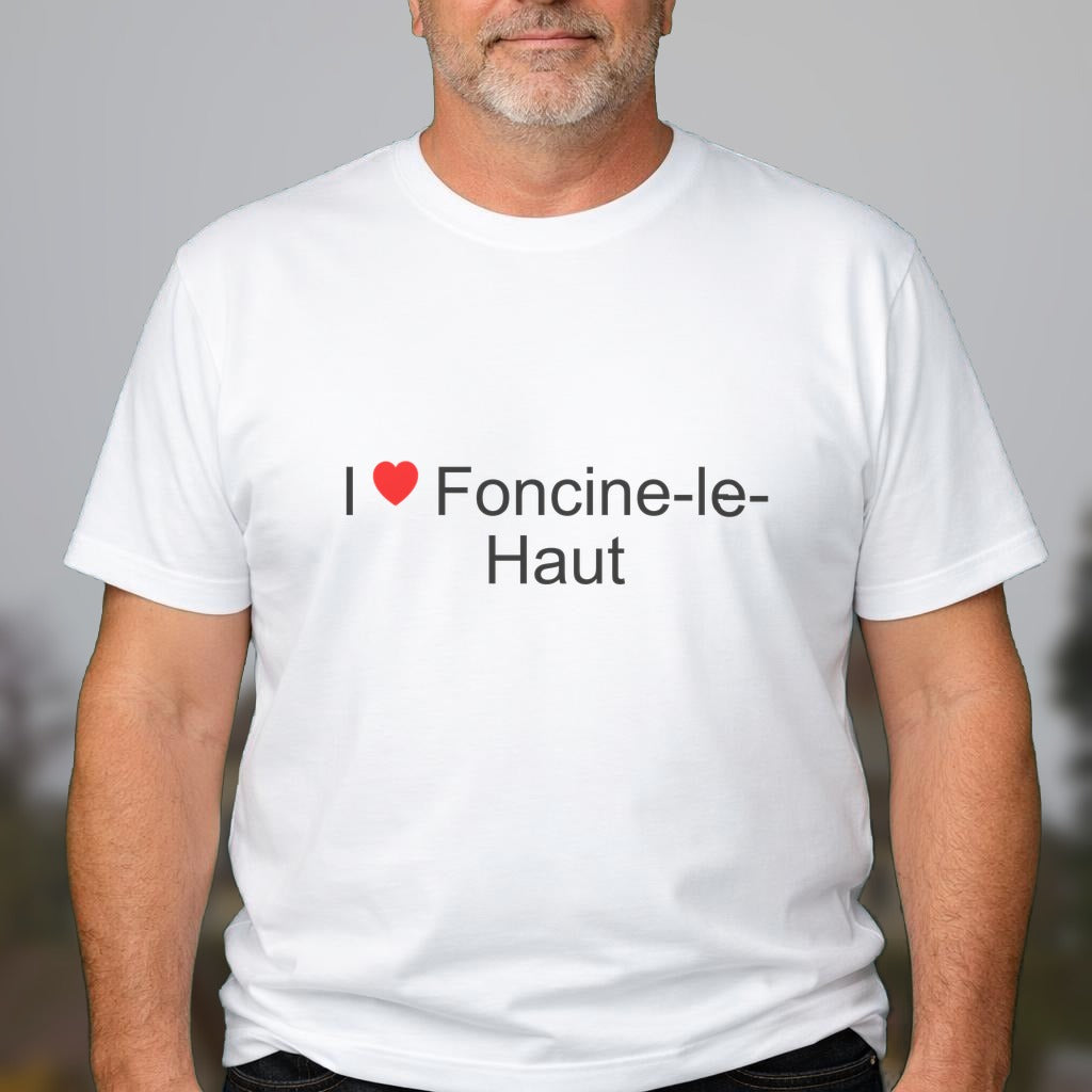 T-shirt I love foncine-le-haut