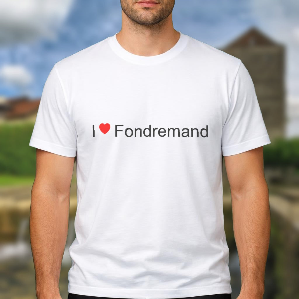 T-shirt I love fondremand