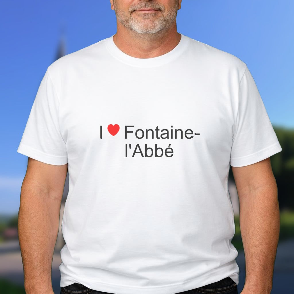T-shirt I love fontaine-l'abbé