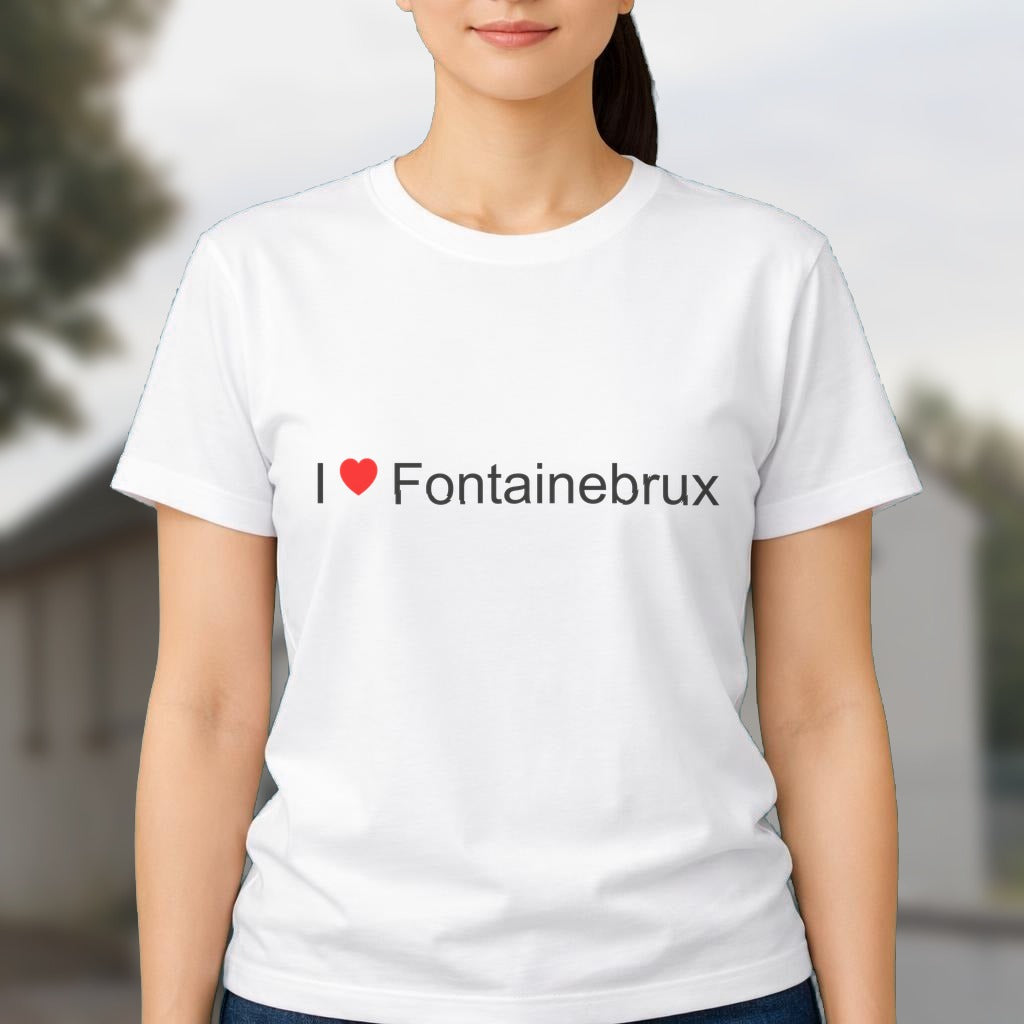 T-shirt I love fontainebrux