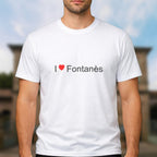 T-shirt I love fontanès