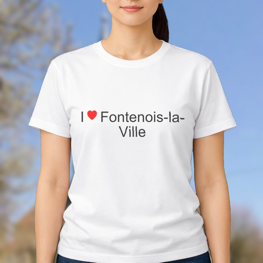 T-shirt I love fontenois-la-ville