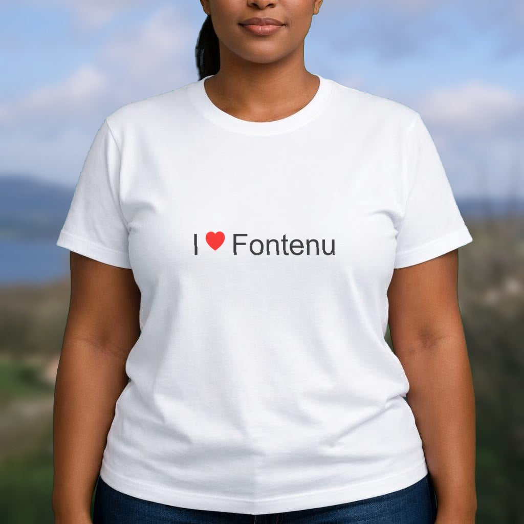 T-shirt I love fontenu