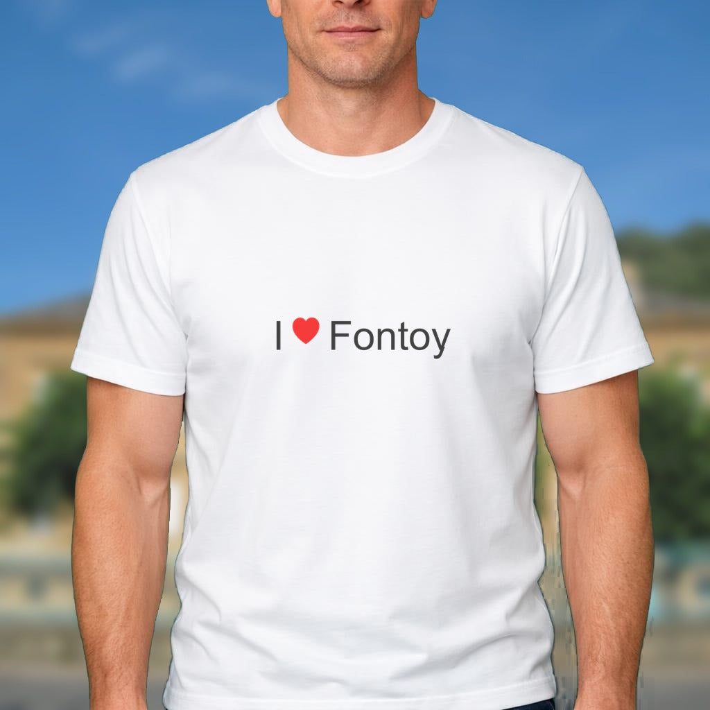 T-shirt I love fontoy