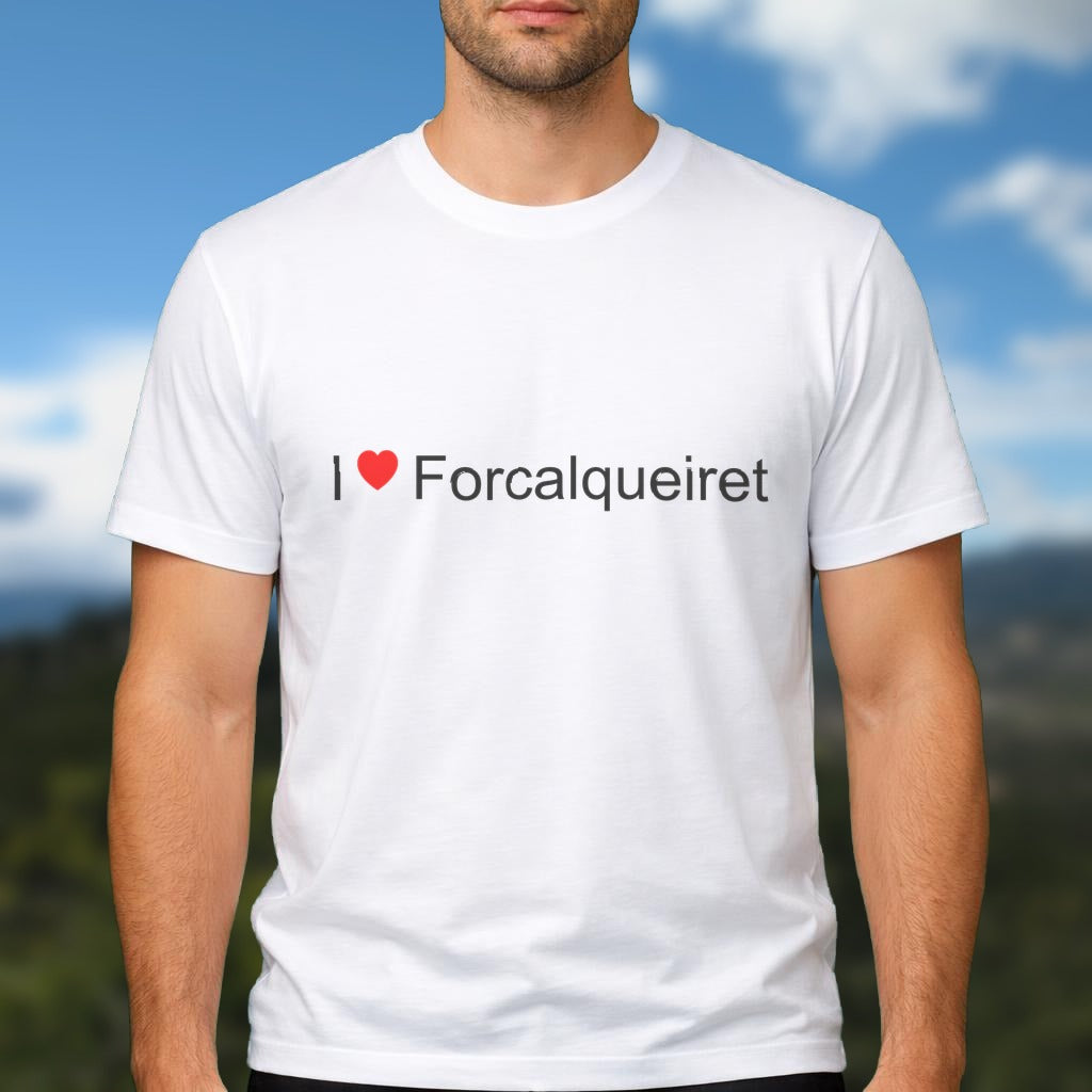 T-shirt I love forcalqueiret