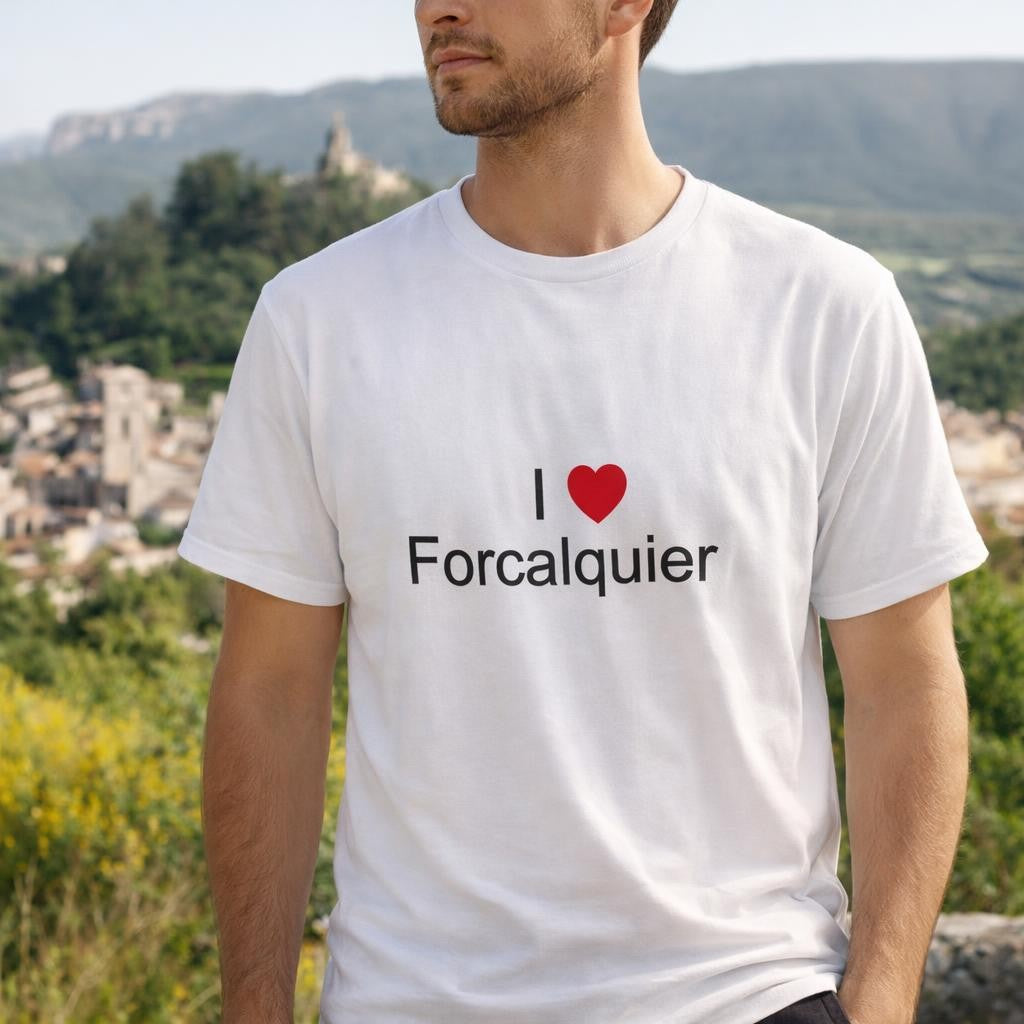 T-shirt I love forcalquier