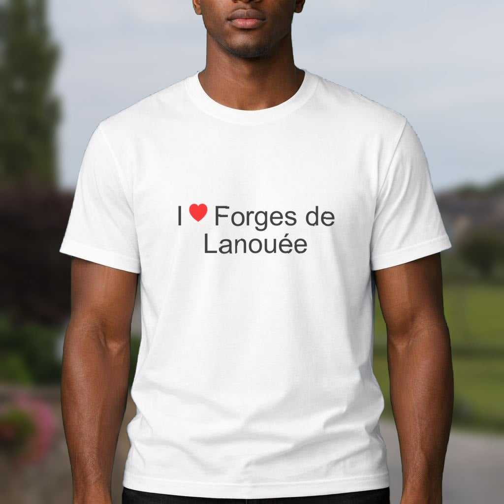 T-shirt I love forges de lanouée