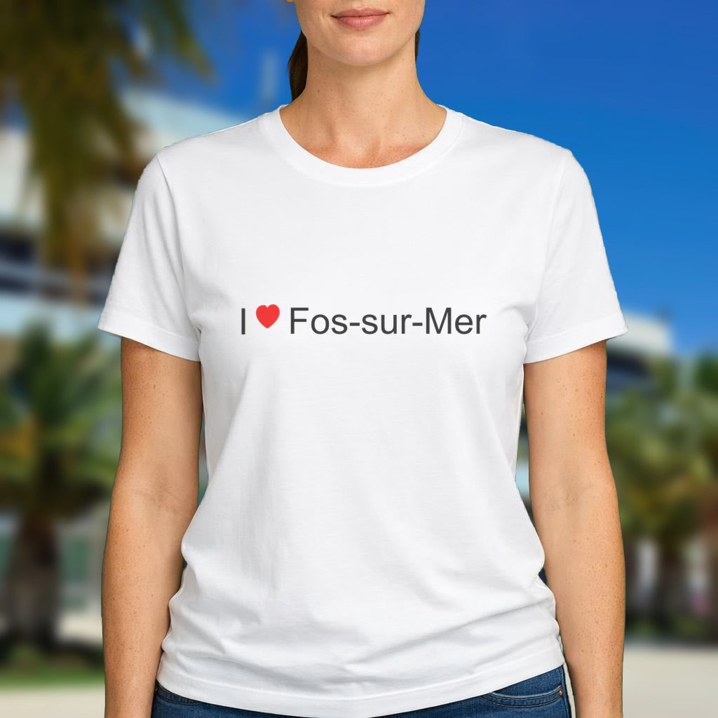 T-shirt I love fos-sur-mer