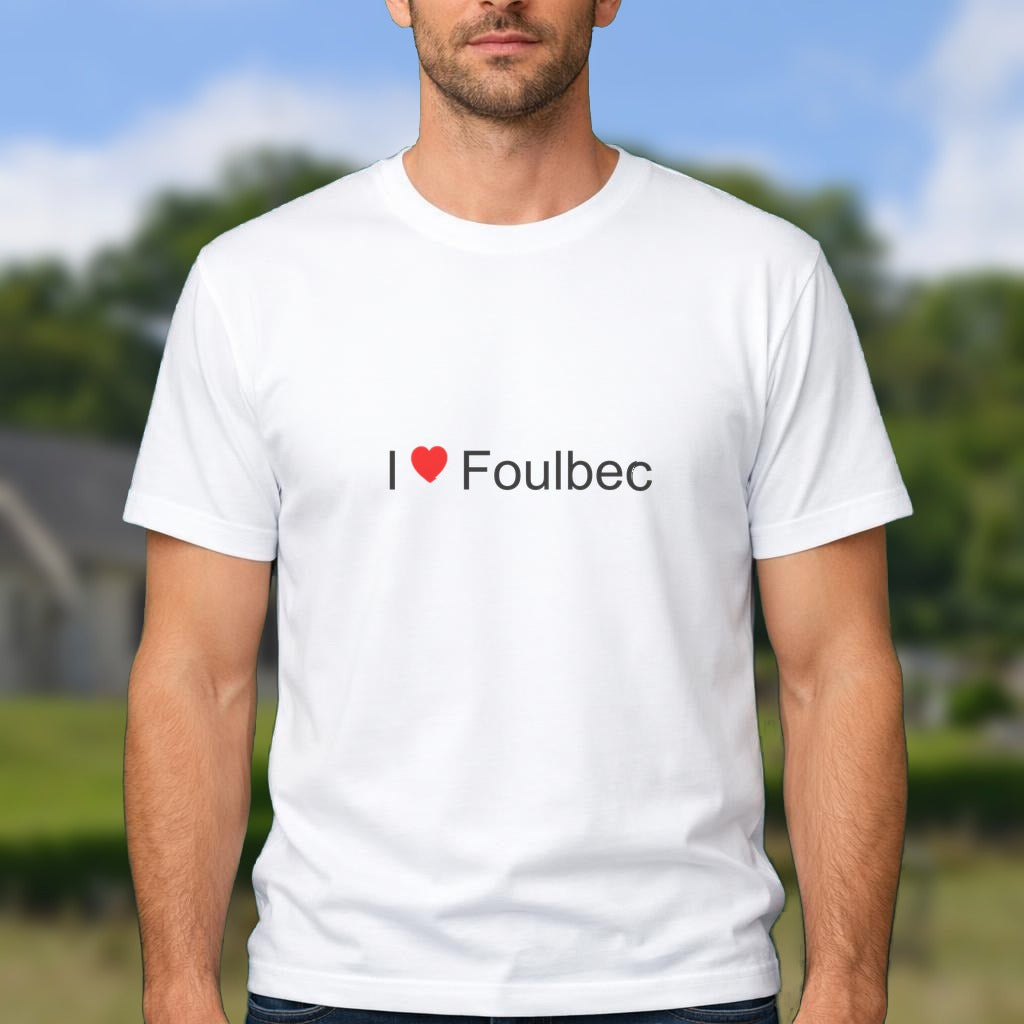 T-shirt I love foulbec