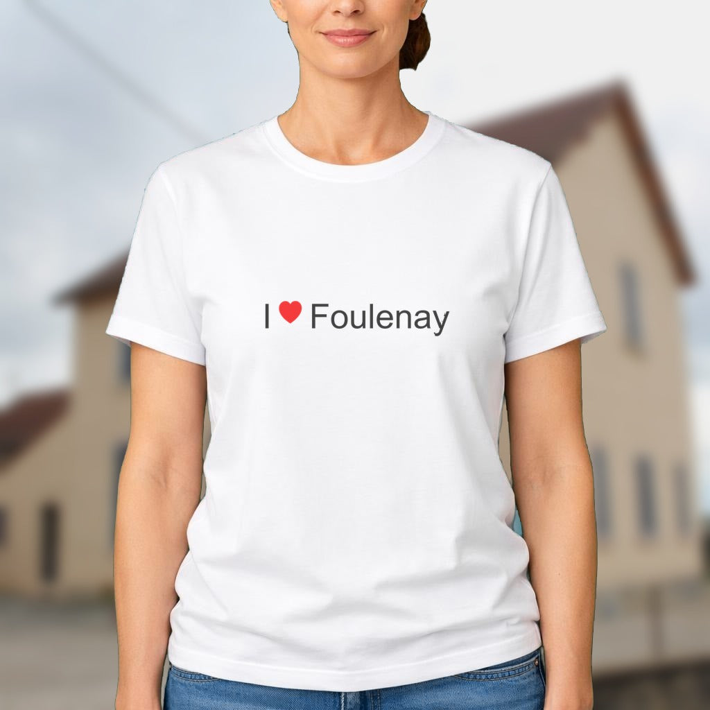T-shirt I love foulenay